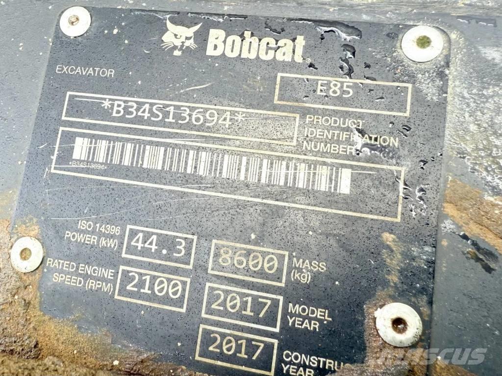 Bobcat E 85 Midigraafmachines 7t - 12t