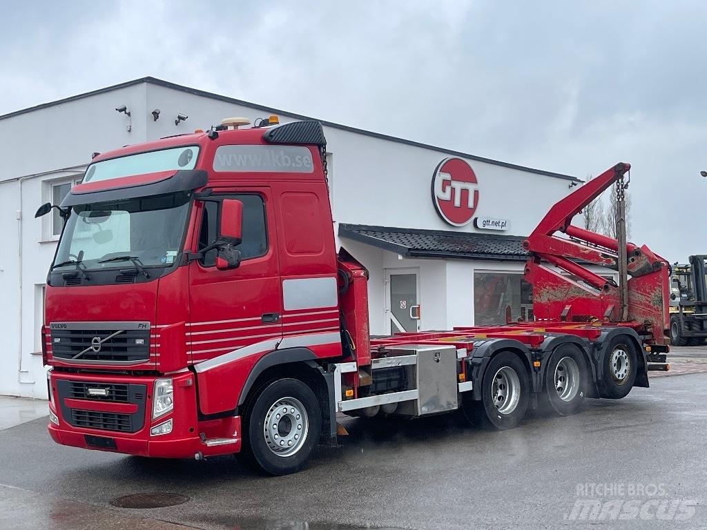 Volvo Fh 500 Vlakke laadvloer met kraan