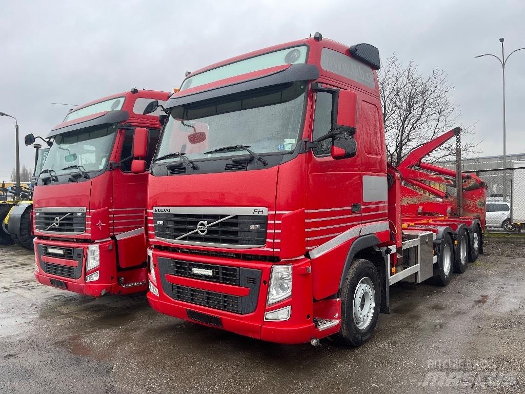Volvo Fh 500 Vlakke laadvloer met kraan