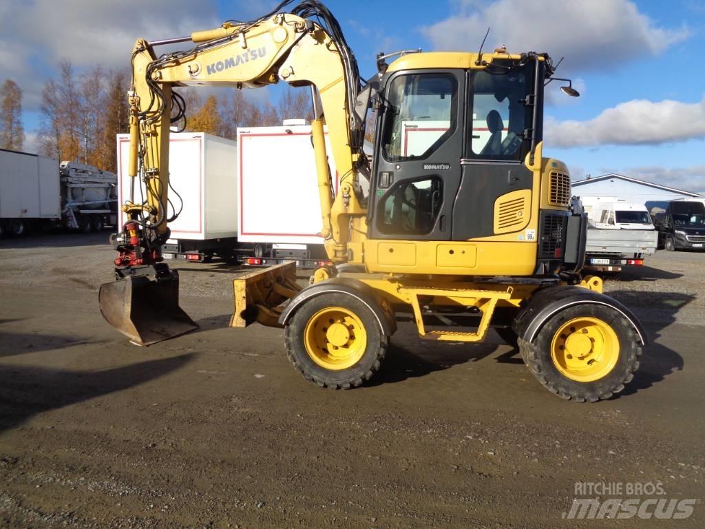 Komatsu PW 98 MR-6 Wielgraafmachines