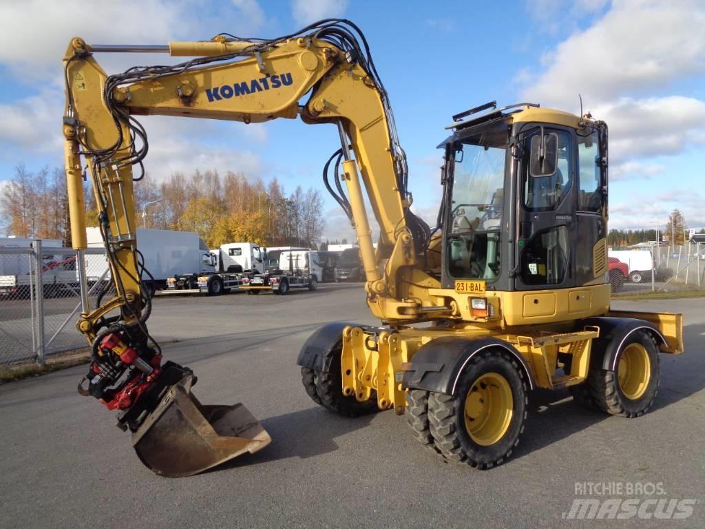 Komatsu PW 98 MR-6 Wielgraafmachines