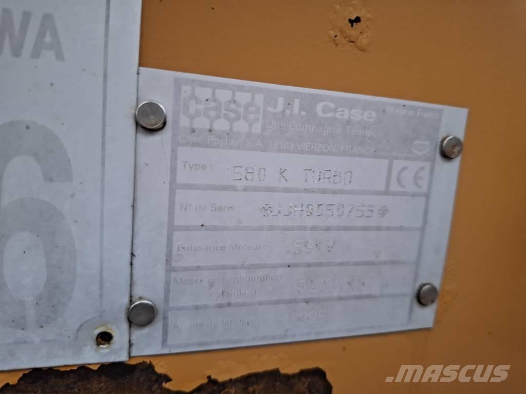 CASE 580 K Turbo Graaf-laadcombinaties