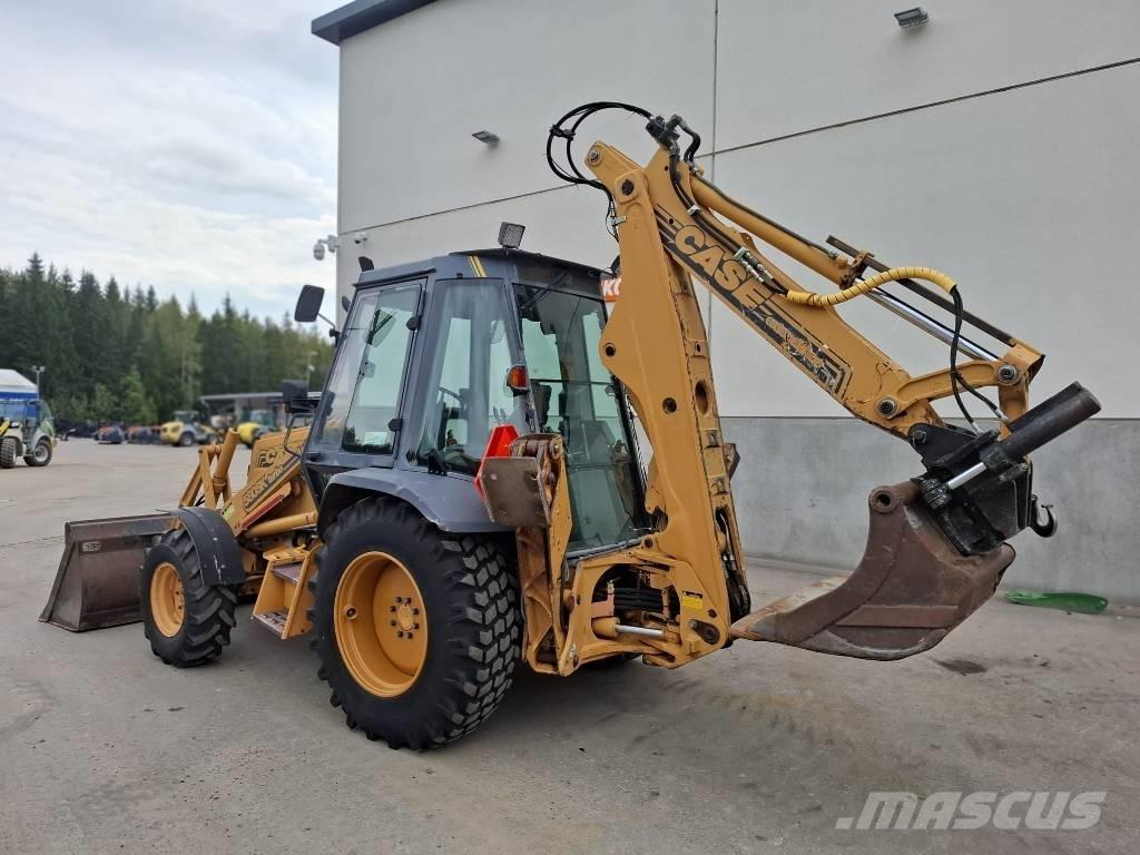 CASE 580 K Turbo Graaf-laadcombinaties