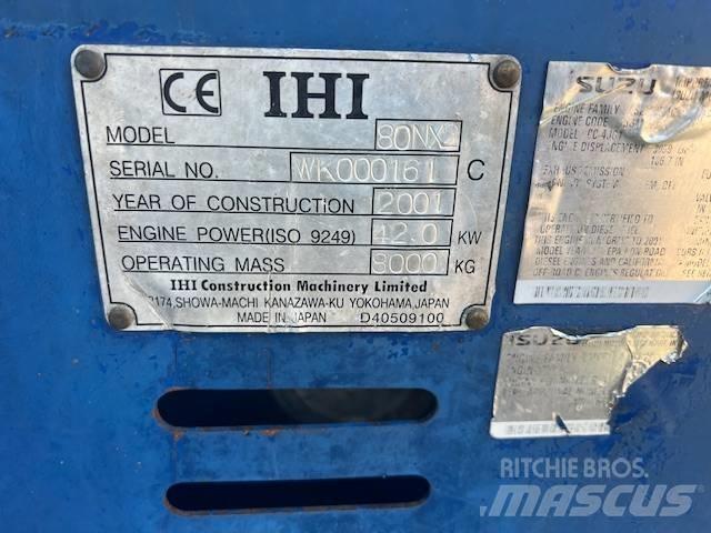 IHI 80 NX Minigraafmachines < 7t