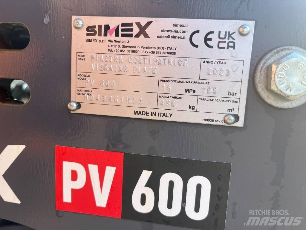 Simex PV600 Overige componenten