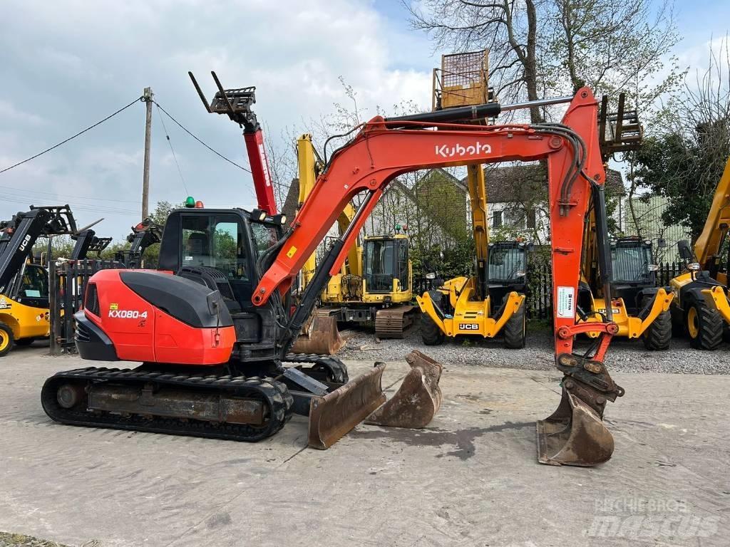 Kubota KX 80-4 Midigraafmachines 7t - 12t