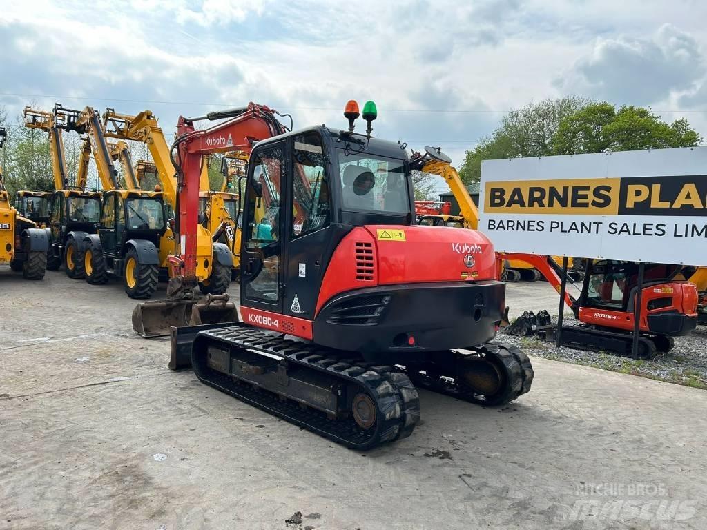 Kubota KX 80-4 Midigraafmachines 7t - 12t