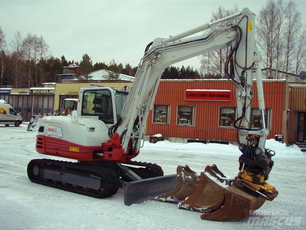 Takeuchi TB 290 Midigraafmachines 7t - 12t
