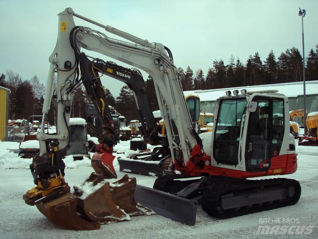 Takeuchi TB 290 Midigraafmachines 7t - 12t