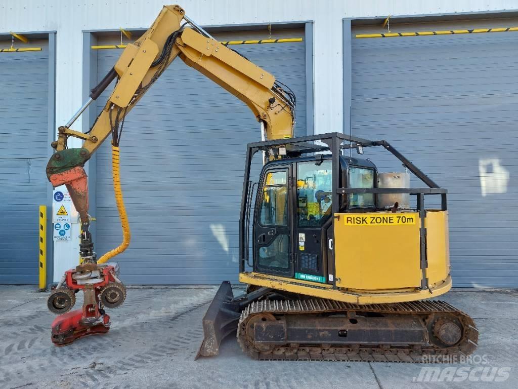 CAT 308E Graafmachines voor de bosbouw