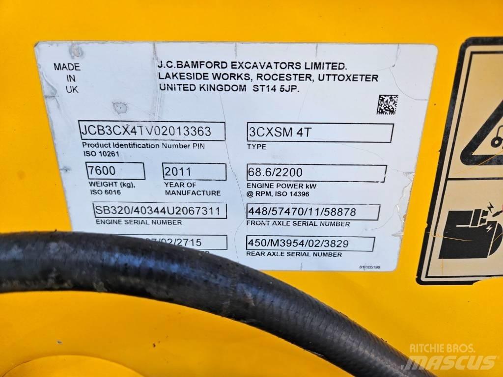 JCB 3 CX Graaf-laadcombinaties