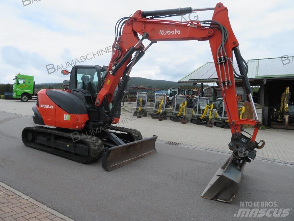 Kubota KX 080-4 Minigraafmachines < 7t