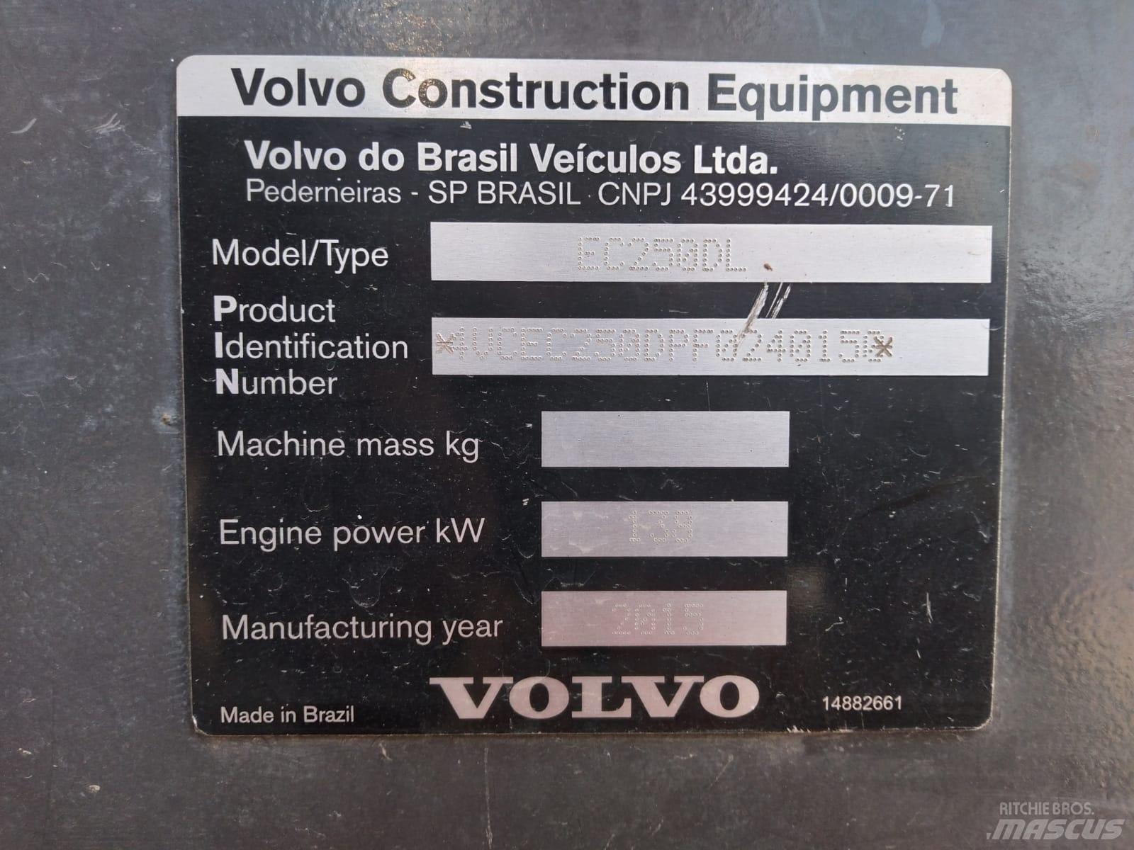 Volvo EC 250 D L Rupsgraafmachines