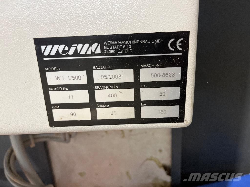Weima WL 1/500 Slijpmachines / Frezen