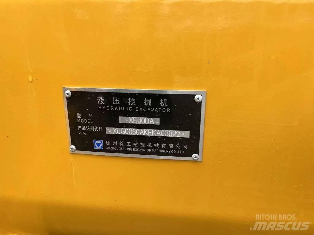 XCMG 60 DA Minigraafmachines < 7t