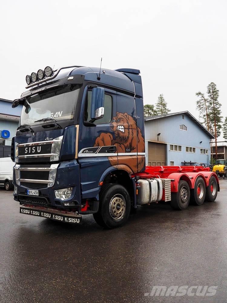 Sisu CK 16 M Containertrucks met kabelsysteem