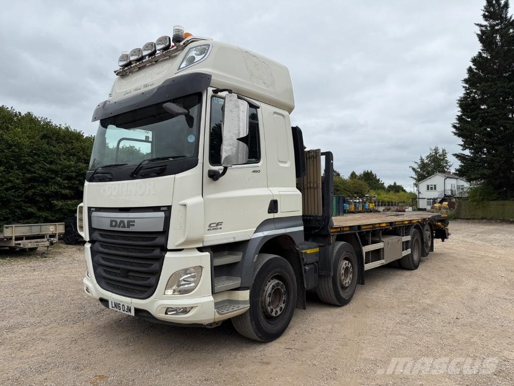 DAF CF 460 Vrachtwagen met vlakke laadvloer en lier