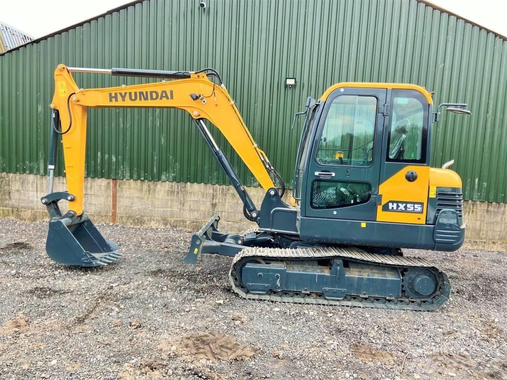 Hyundai HX55 Minigraafmachines < 7t
