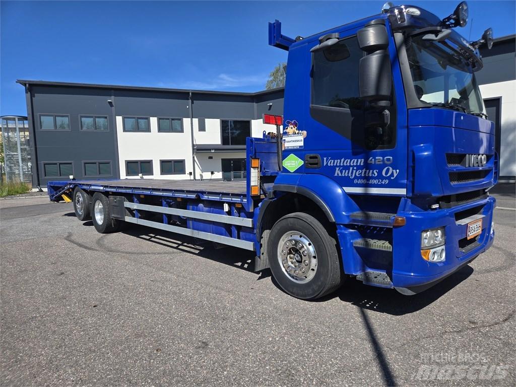 Iveco Stralis 26.420 Platte bakwagens