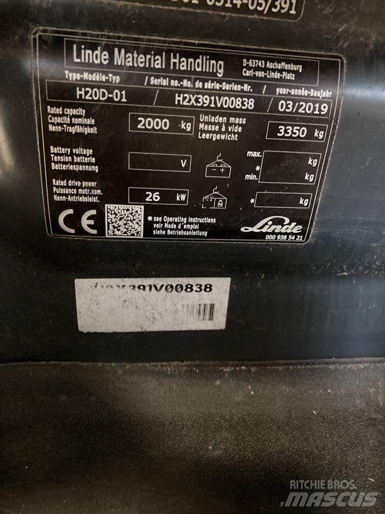Linde H20D/391 Diesel heftrucks
