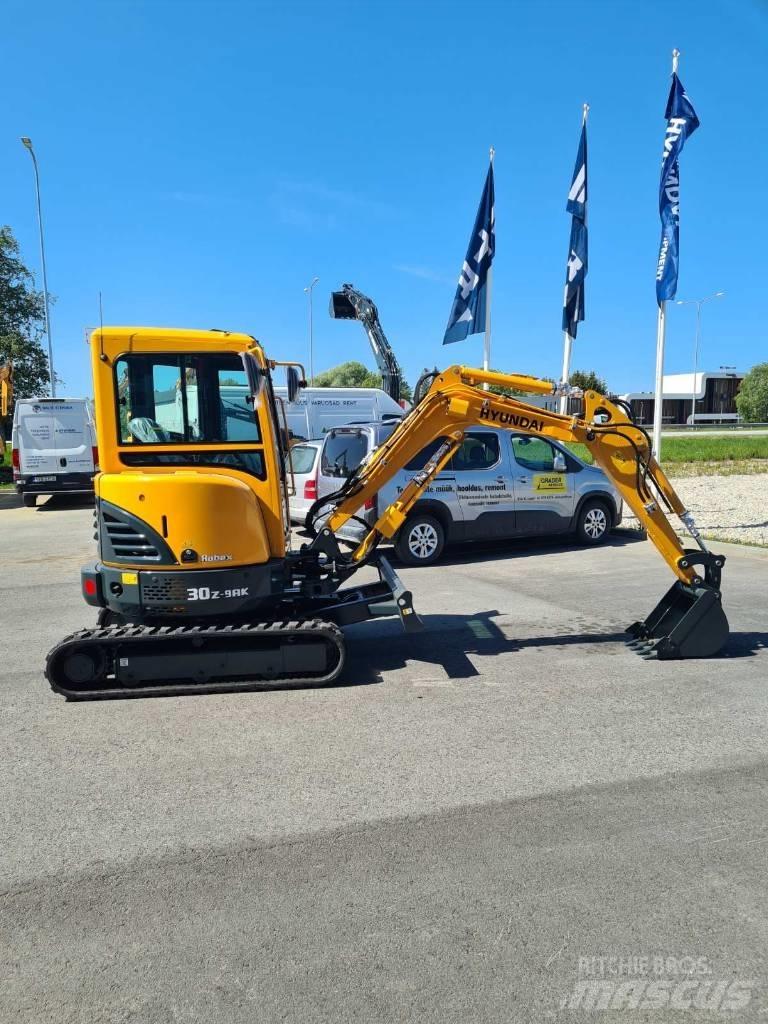 Hyundai R30Z-9AK Minigraafmachines < 7t