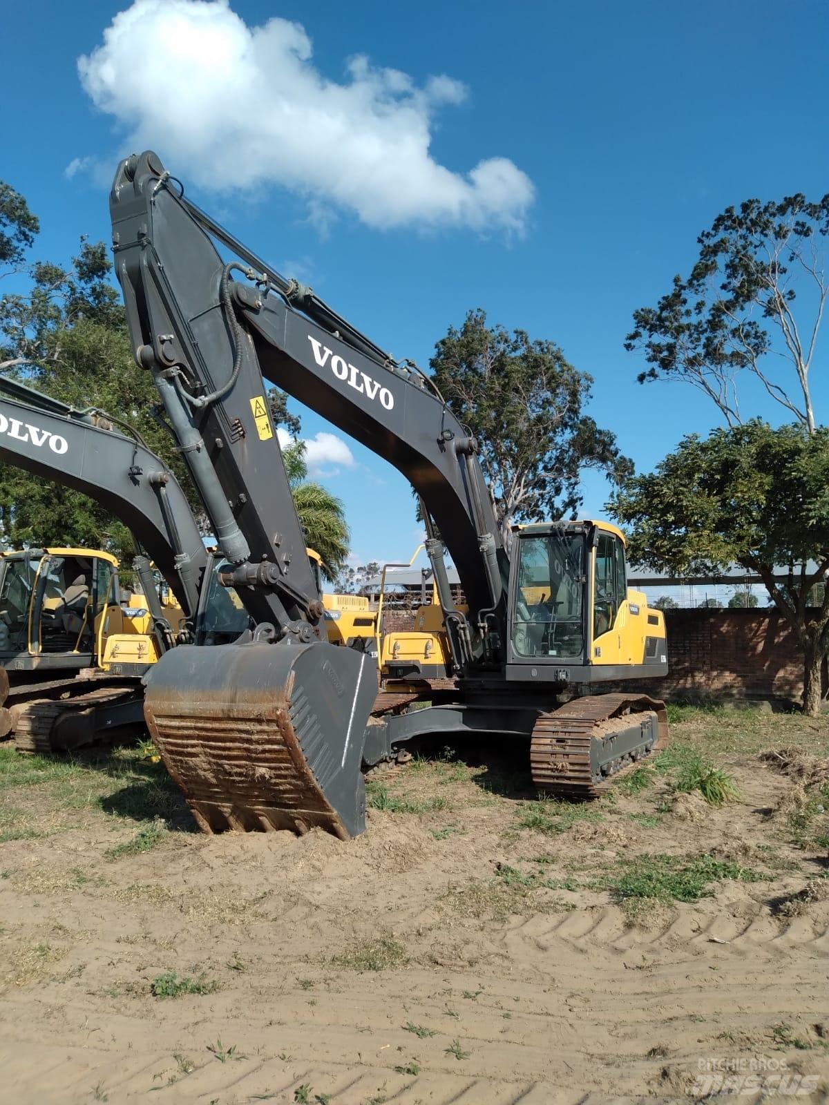 Volvo EC250DL Rupsgraafmachines