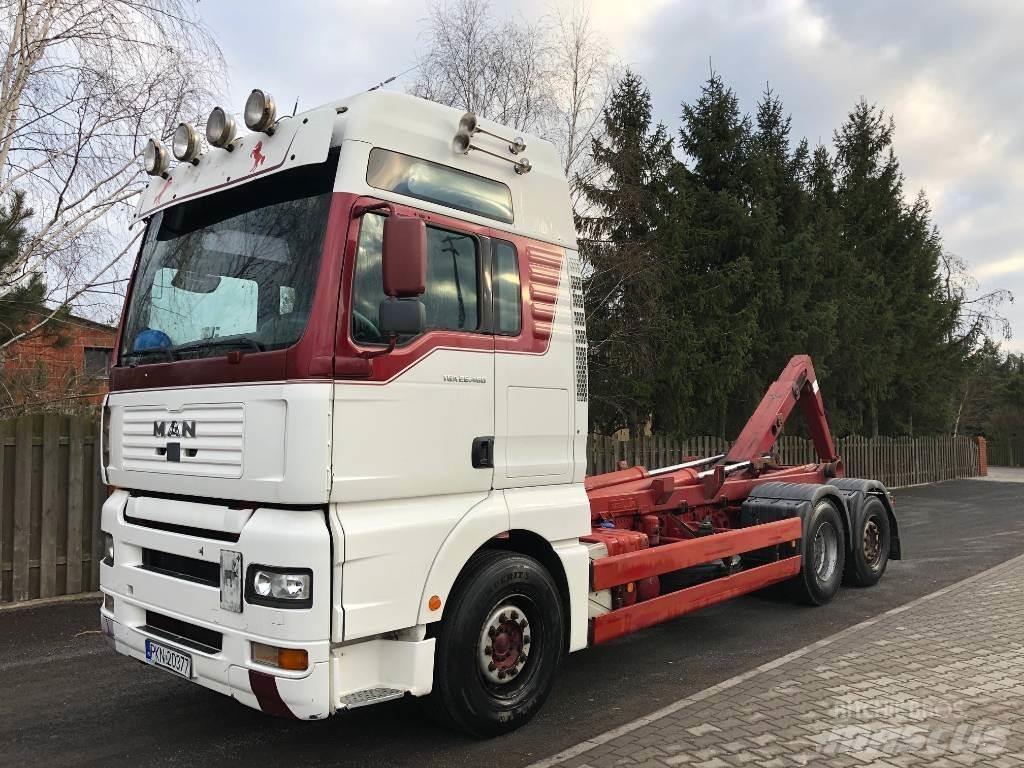 MAN TGA26.460 Containertrucks met kabelsysteem