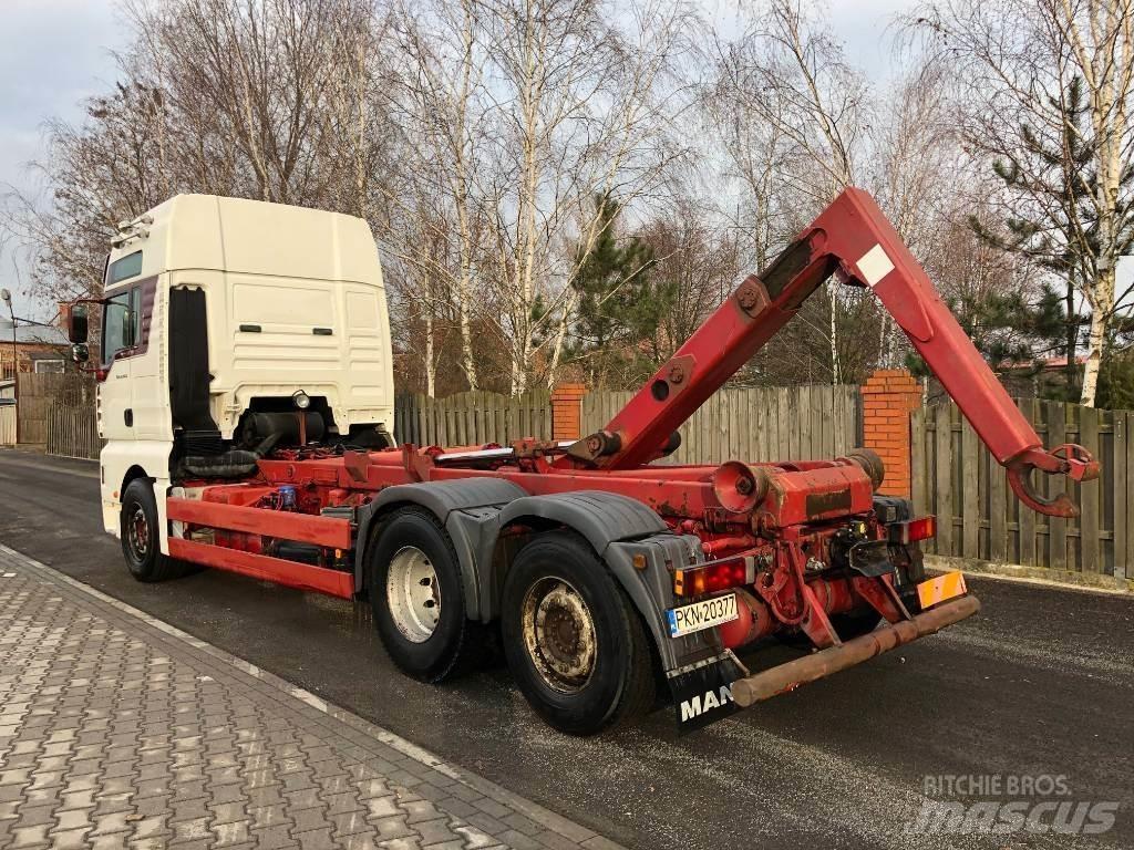 MAN TGA26.460 Containertrucks met kabelsysteem