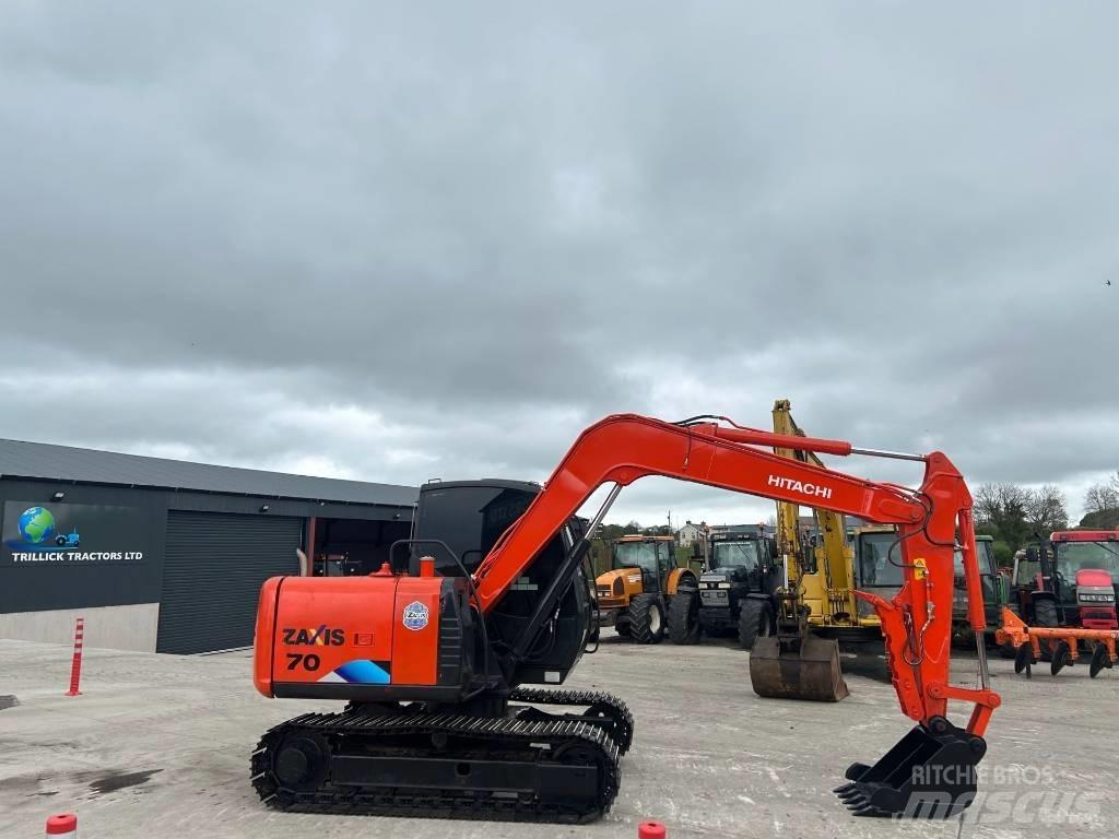 Hitachi Zaxis 70 Midigraafmachines 7t - 12t