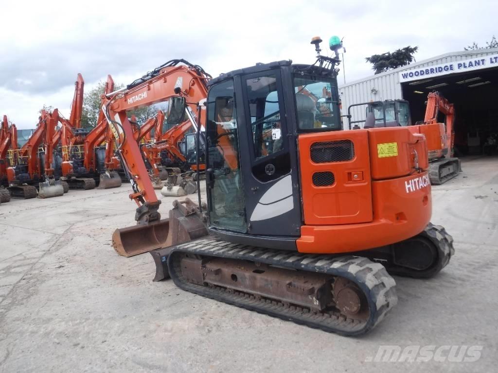 Hitachi ZX 85 US B-6 Midigraafmachines 7t - 12t