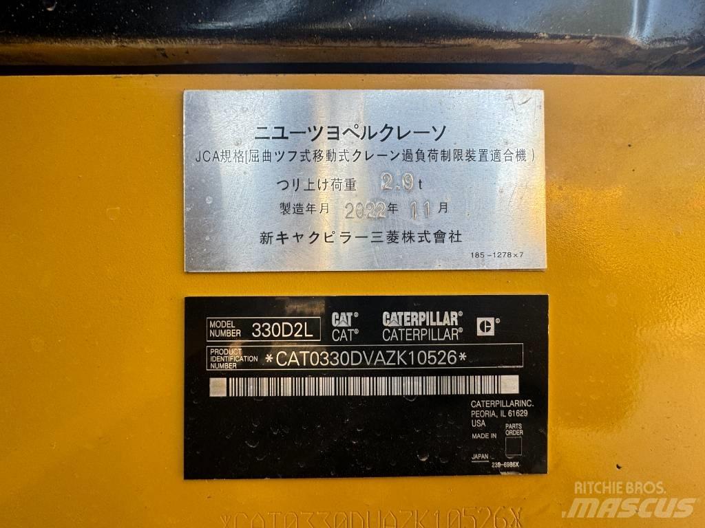 CAT 330D2L Rupsgraafmachines