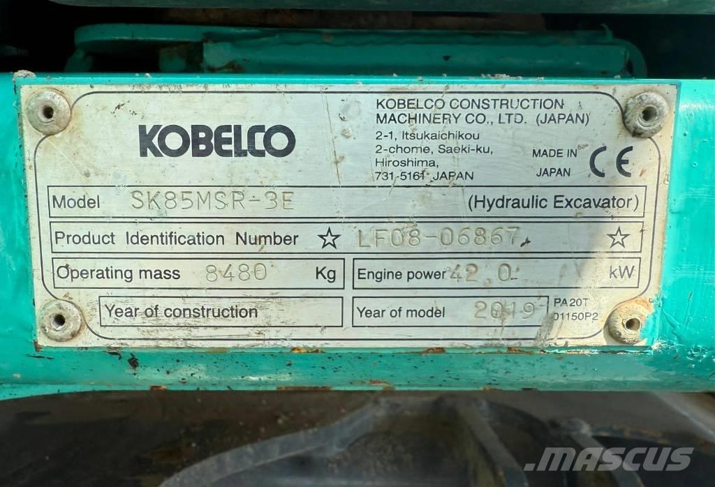 Kobelco SK 85 MSR-3 Midigraafmachines 7t - 12t