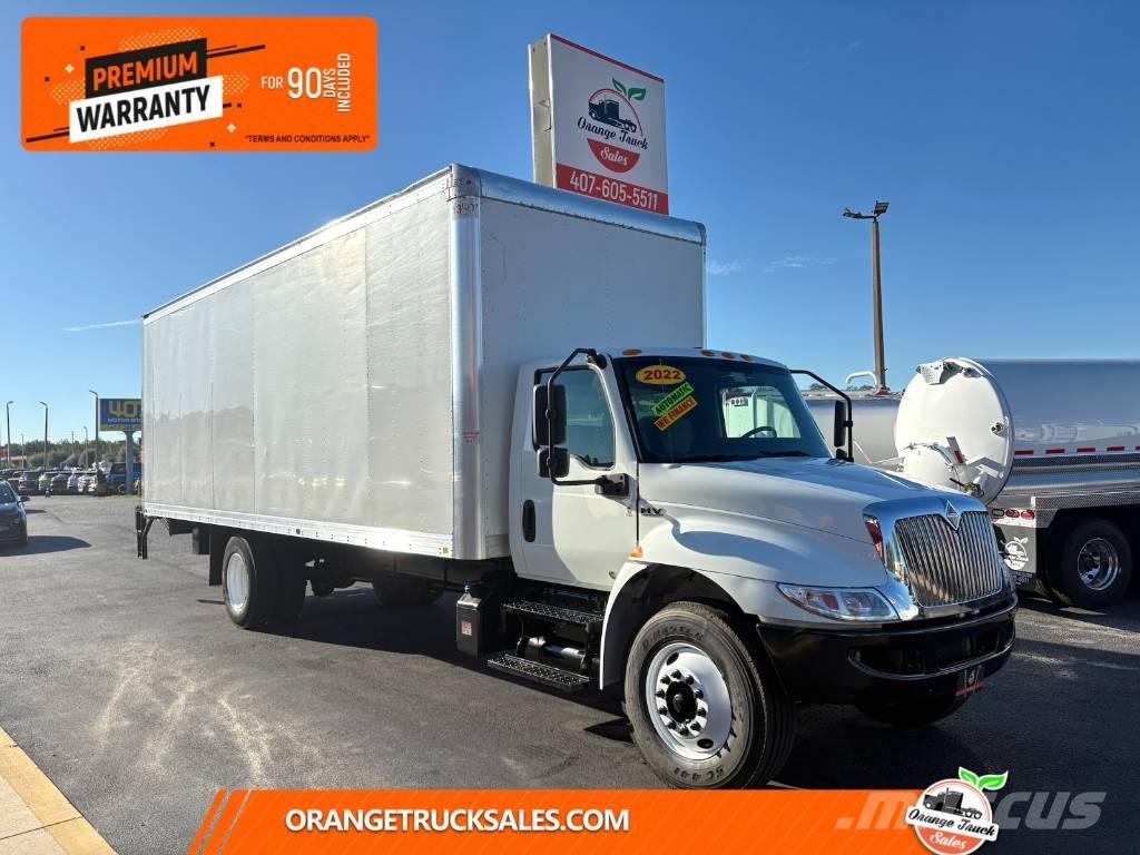 International MV607 Bakwagens met gesloten opbouw