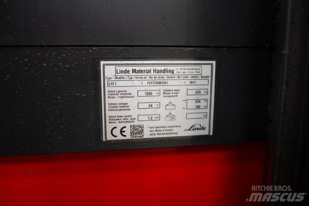 Linde L 12 Stapelaar meeloop