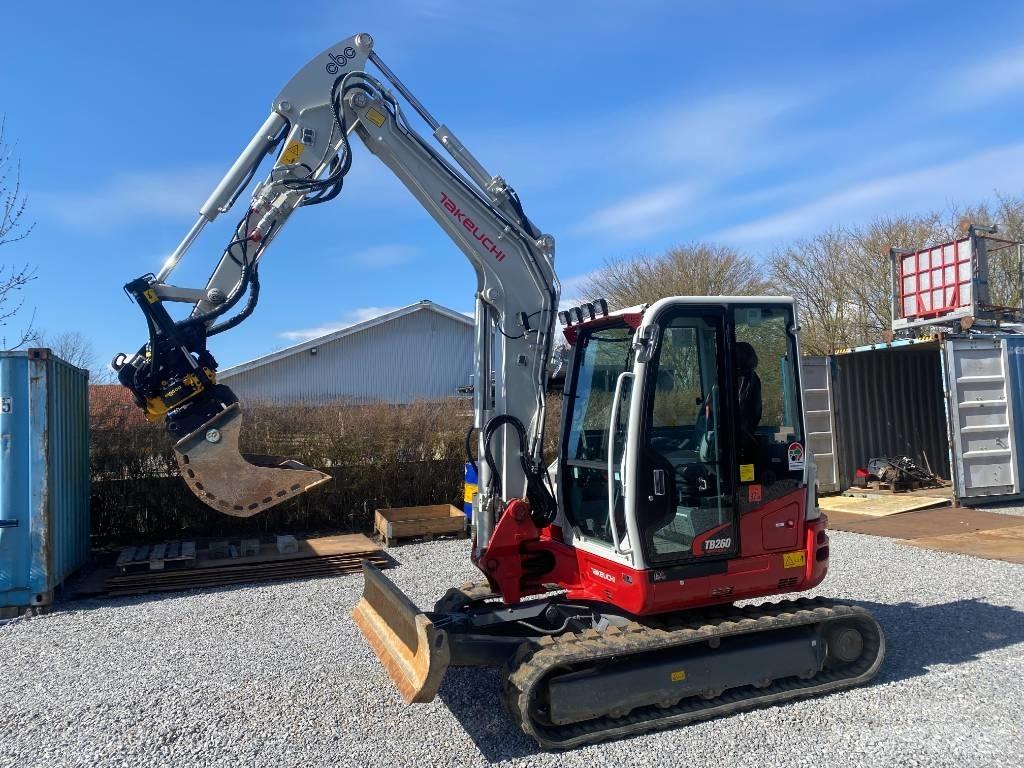 Takeuchi TB 260 Minigraafmachines < 7t