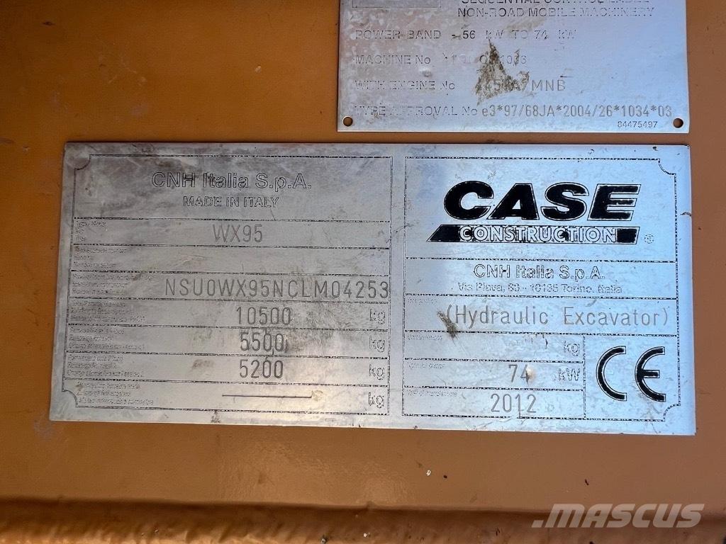 CASE WX 95 Wielgraafmachines
