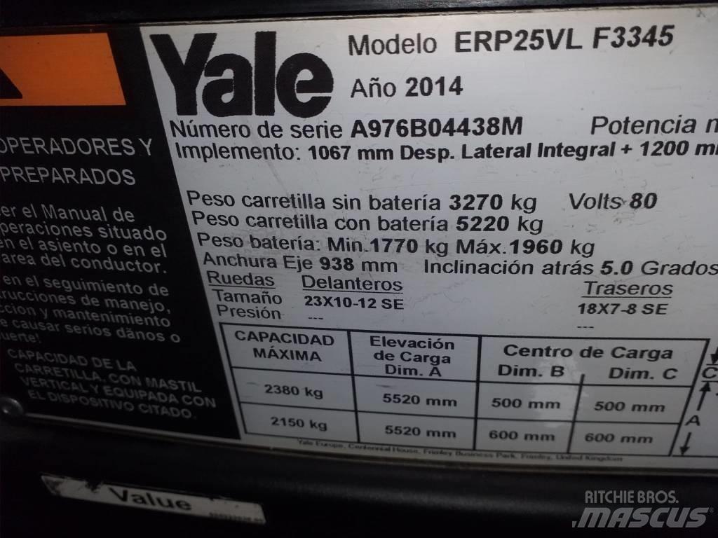 Yale ERP25VL Elektrische heftrucks
