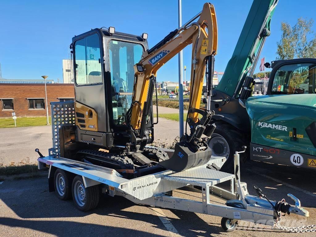 Sany 1.8 T Med Släp Minigraafmachines < 7t