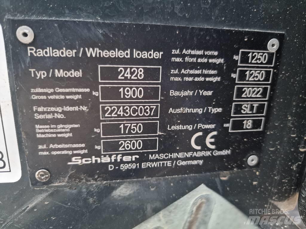 Schäffer 2428 SLT Wielladers