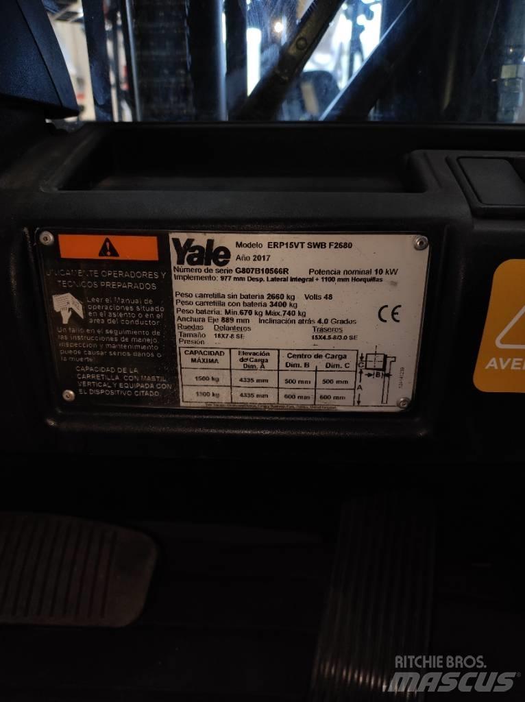 Yale ERP15VT SWB Elektrische heftrucks