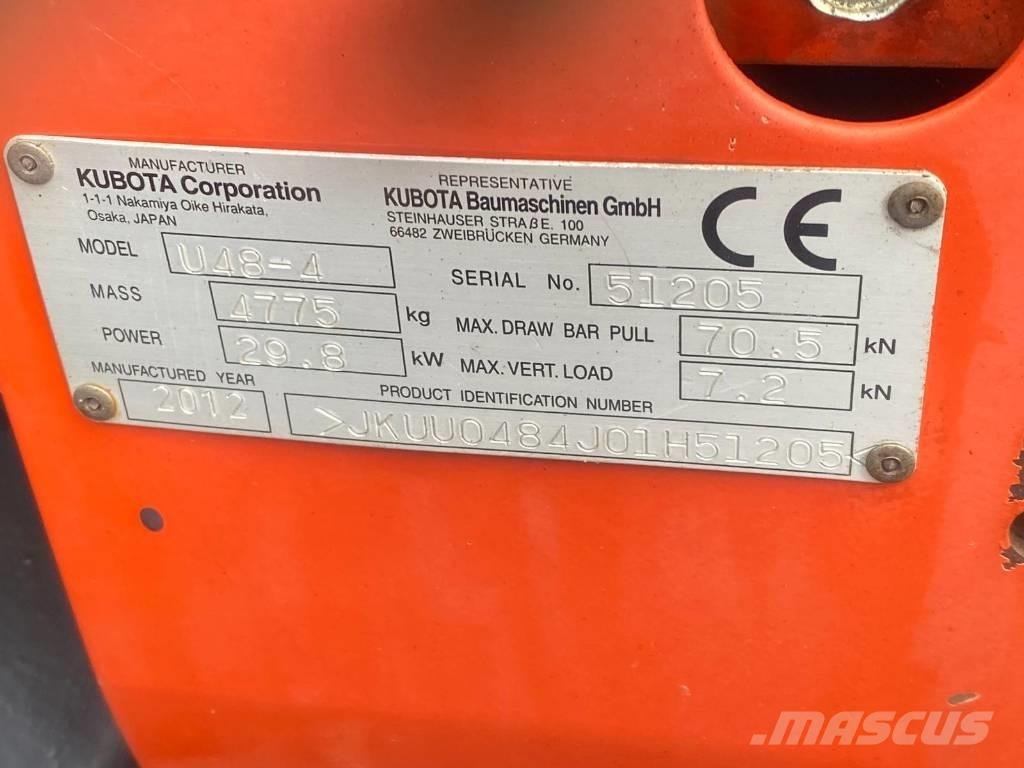 Kubota U 48-4 Minigraafmachines < 7t