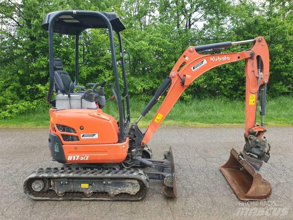 Kubota U 17-3a Minigraafmachines < 7t