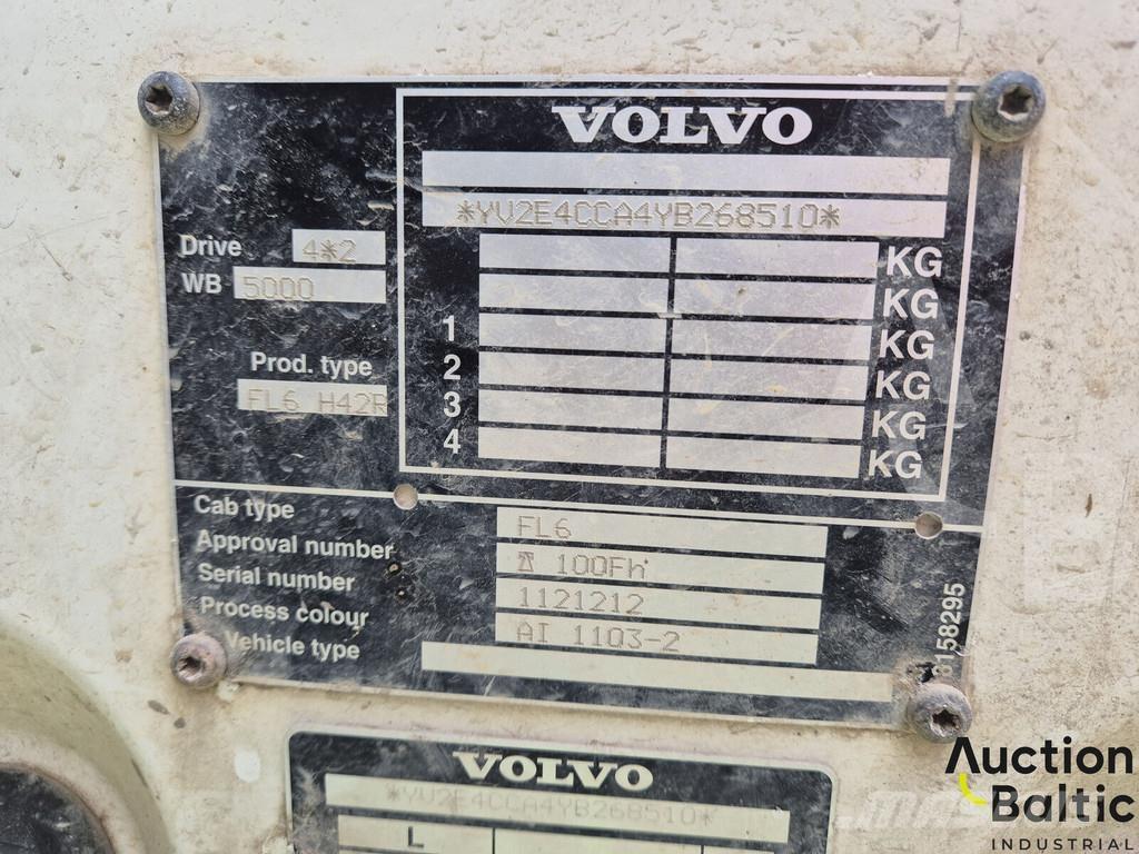 Volvo FL6 Platte bakwagens