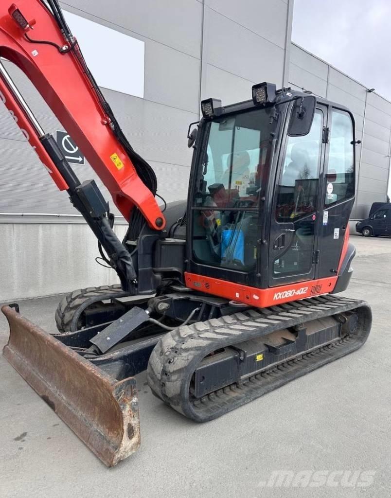 Kubota KX 080-4@2 Midigraafmachines 7t - 12t