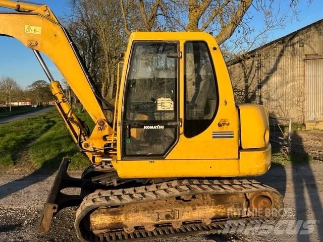 Komatsu PC 75R Midigraafmachines 7t - 12t