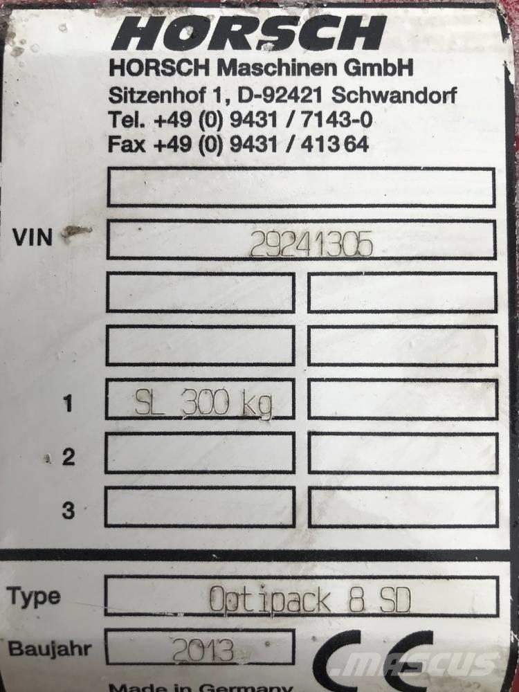 Horsch Optipack 8 SD Schijveneggen