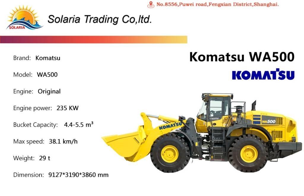 Komatsu WA 500 Wielladers
