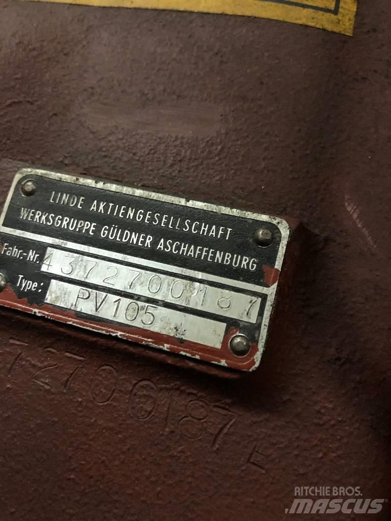 Linde PV 105 Overige componenten