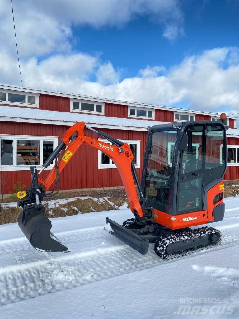 Kubota KX016-4 Minigraafmachines < 7t