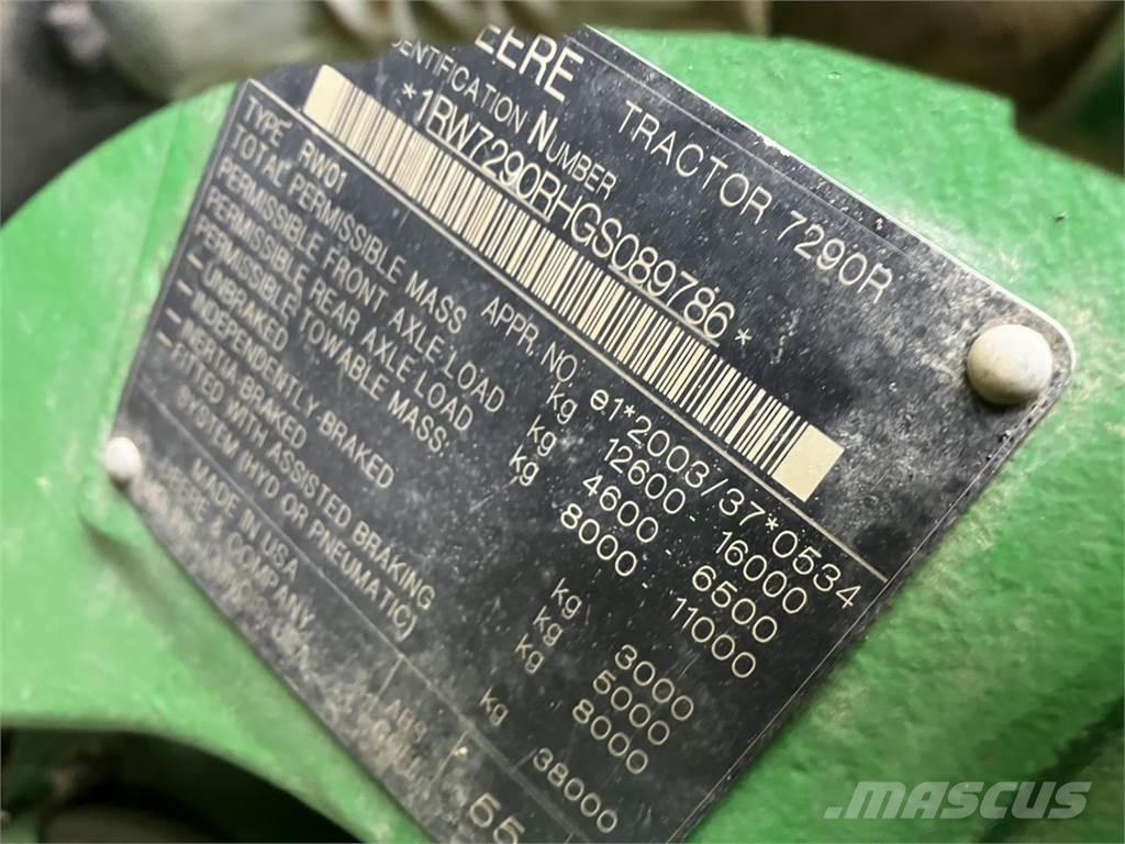 John Deere 7290R Tractoren